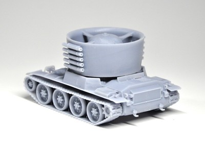 3D printing 1/72 American ''Falcon'' flying tank test vehicle unpainted model kit