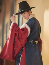 Men's Traditional Fantasy Cosplay Ming Dynasty Robe Hanfu Hanbok