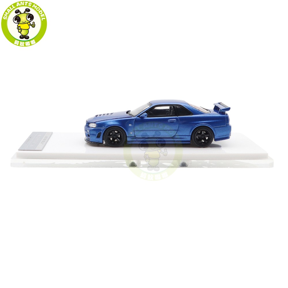 1/64 MOTORHELIX Nissan NISMO R34 GT-R Z-tune Diecast Model Car | eBay