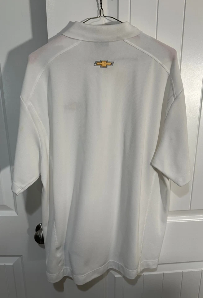 ¡Camisa personal Johnny Rutherford! Propiedad de Chevy y Nike Golf Indy Racer: certificado de autenticidad Estate Foto 4 de 4