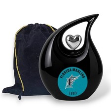 Teardrop Cremation Urn for Human Ashes Adult Large Miami Marlins Baseball New