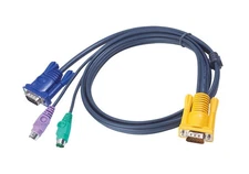 Aten-New-2L5210P _ KVM CABLE - SPHD-15(M) - HD-15  MINI DIN-6(M) - 30 