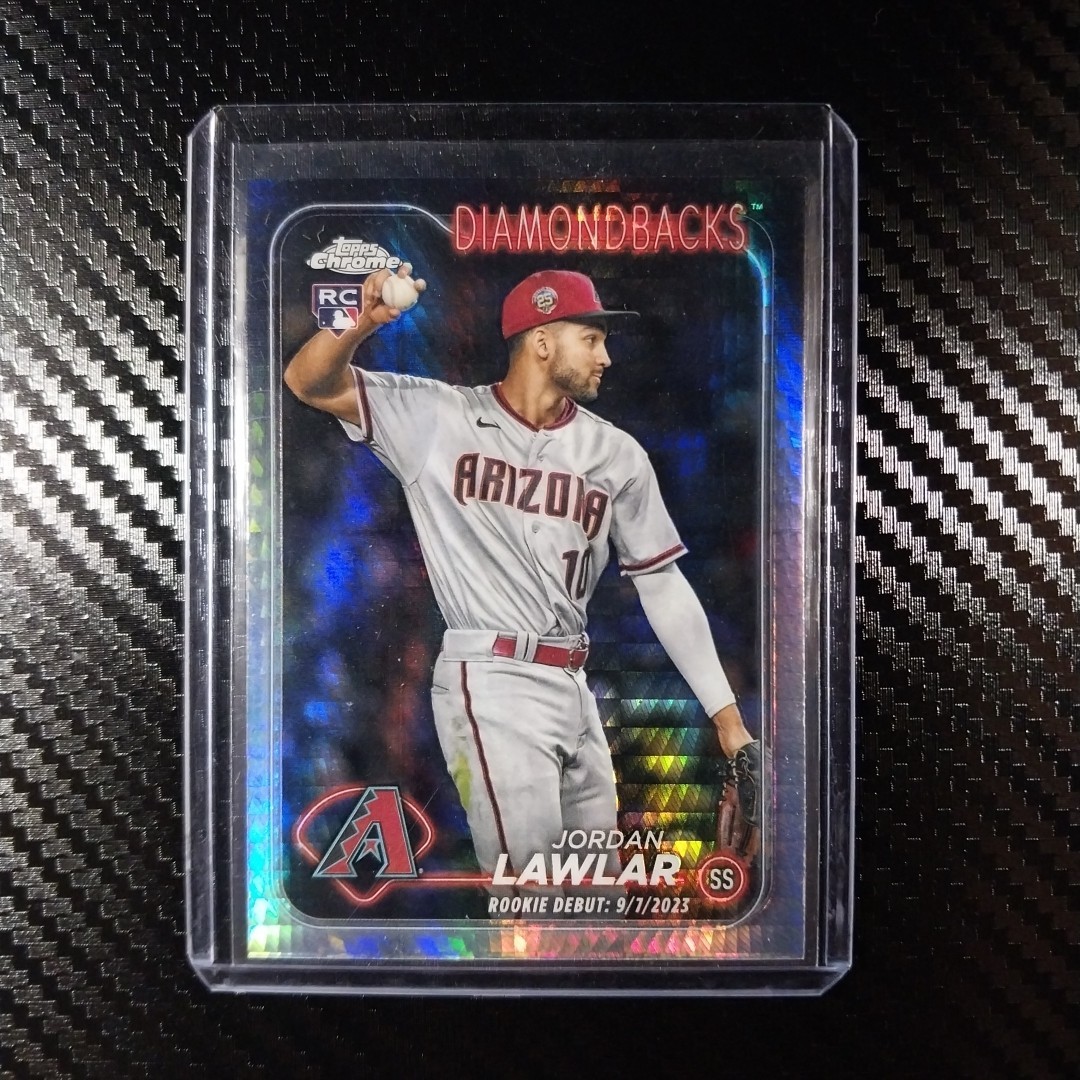 2024 Topps Chrome Update Baseball #USC51 Jordan Lawlar RC Prism Refractor
