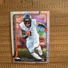 2025 Topps Chrome Evan Engram Pulsar Refractor 92 Denver Broncos 💎 