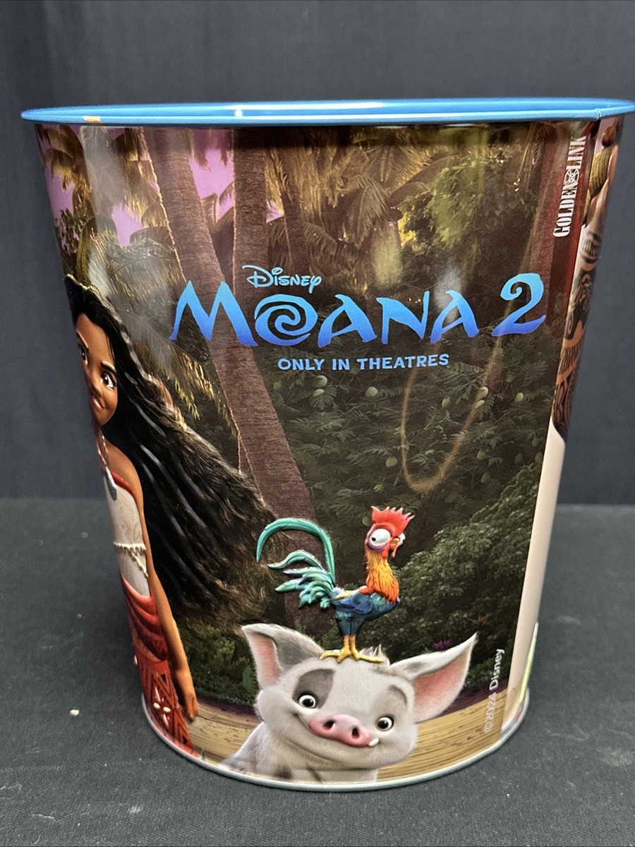 primitive art　カメルーン　亀甲羅装飾　タカラガイ象嵌　バモンマスク Disney Moana 2 AMC Tin Popcorn Bucket And Kakamora Sipper