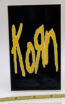 KORN album release vintage sticker Twisted Transistor