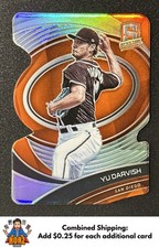 Yu Darvish 2021 Panini Spectra #39 Neon Orange Die Cut #/15 San Diego Padres