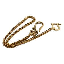 Handmade Solid Brass Bag Wallet Chain Fob Pants Chain Key Chains - 20.5 INCHES