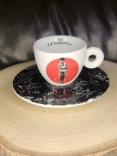 illy Art Collection 2009 #01803 Espresso Cup And Saucer Set~RARE