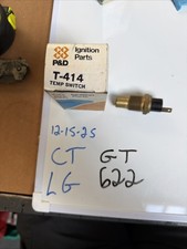 P&D Ignition Parts T-414 Temp Switch, Vintage NOS, Made In The USA