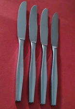 4 WMF Cromargan FRANKFURT Stainless DINNER KNIVES 8 3/4" Germany FREE SHIP