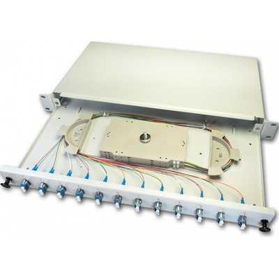 Lightwin LWL - Spleissbox - robustes Metallgehäuse aus Stahl - weiß