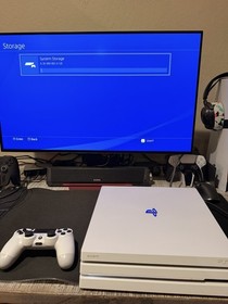Sony PlayStation 4 Pro 1TB Glacier White Console W/ 14 Games