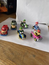 Nintendo Hot Wheels Lot x6 2015-2018 Die-cast Mario Kart Luigi