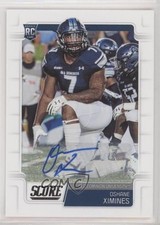 2019 Score Rookies Signatures Oshane Ximines #433 Auto pm6