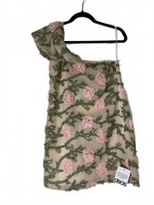 ASOS Floral Embroidered Mini Dress size 8