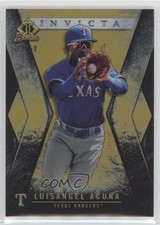2021 Bowman Draft Invicta Gold Refractor 22/50 Luisangel Acuna Acuña #BI-15 b4a
