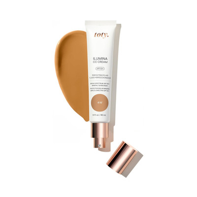 Toty - Ilumina CC Cream SPF 50+, 4W (Warm Caramel), 1.4 Fl Oz/40 mL ($44+ Value)