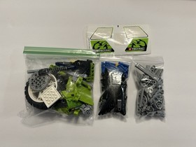 LEGO TECHNIC Dirt Bike 8291 Box, Complete, 2 Books, Riding Cycle 2008 Lime Green