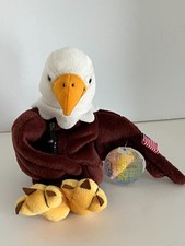 Coca-Cola 1998 Plush Eagle With Hang Tag 5.5" seated