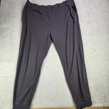 Cozy Earth Bamboo Waffle Knit Pajama Bottoms Size 3XL Gray Soft