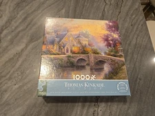 Thomas Kinkade Studios Lamplight Manor 1000 PC Puzzle Brand New Ceaco