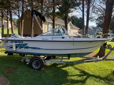 1998 21 Ft Stratos Boat/150 evenrude