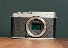 Fujifilm Fuji X-E4 26.1MP Mirrorless Digital Camera - Silver Body Only 