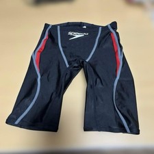 speedo competitive swimsuit black/red FINA certification