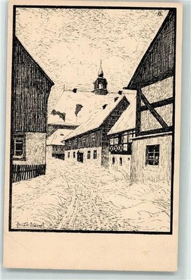 39349724 - Hora Svaté Kateriny Und es betet die Not sign. Erich Eiland Winter
