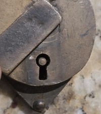 2¼"Made in USA by Corbin Cabinet RR Door Padlock Heart Spring Cover Lever Lock