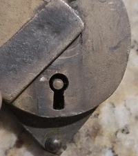 2¼"Made in USA by Corbin Cabinet RR Door Padlock Heart Spring Cover Lever Lock