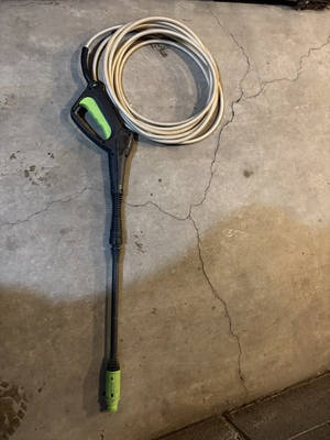 #ad Earthwise Tagged quot;PRESSURE WASHER1850 PSI WITH HOSE REELquot; $20.00