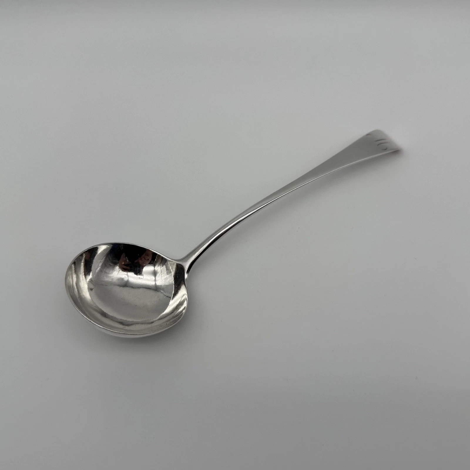 George III Old English Silver Sauce Ladle by Thomas Wallis II - London 1796