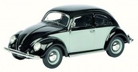 1/43 Schuco Vw KäFer Schwarz/Grau 450387700