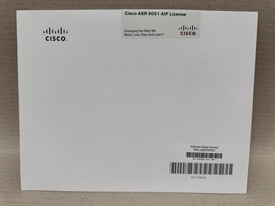 Cisco ASR 9001 License AIPA9K-9001-AIP-LIC