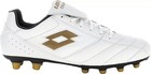 Lotto Stadio 200 IV FG Soccer Cleats Size 13 White & Gold — photo 1