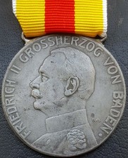 ✚9728✚ German WW1 Baden Silver Medal of Merit Silberne Verdienstmedaille