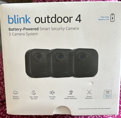 Blink Outdoor 4 - Battery-Powered Smart Security 3-Camera System