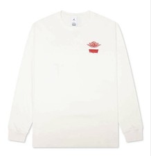 JORDAN X LEVI'S L/S TEE - PALE IVORY/BLACK/UNIVERSITY RED IM6730-110 - X-Large