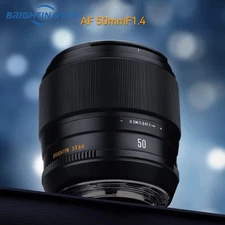 Brightin Star 50mm F1.4 Full Frame Autofocus Prime Lens for Sony Fujifilm Camera