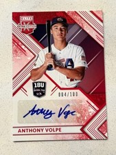 ANTHONY VOLPE 2018 Elite Extra Edition USA Baseball AUTO Autograph # 4/100