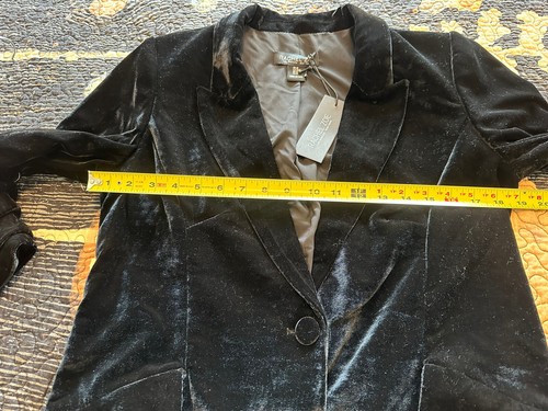 VELVET JACKET IN BLACK BY RACHEL ZOE~SZ M NWTG!! 🥰 - Picture 6 of 6