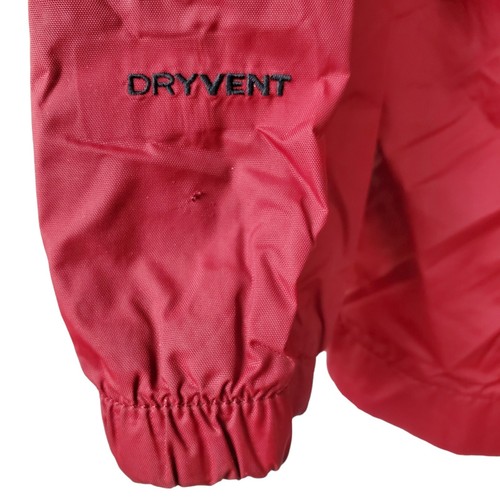 The North Face DryVent Boy's Red Nylon Hooded Windbreaker Jacket Sz L 14 / 16 - Picture 5 of 7