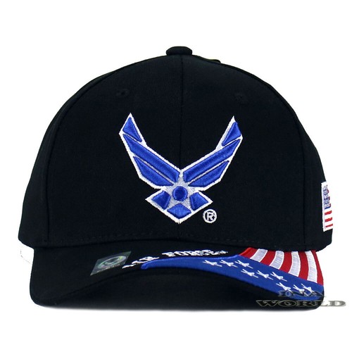 U.S. AIR FORCE Hat USAF Military Logo Embroidery Official Licensed Baseball Cap - Picture 140 of 155