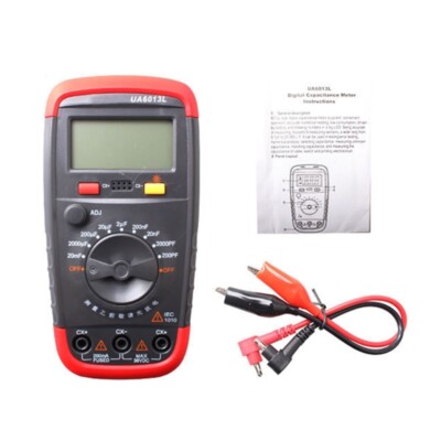 Digital Capacitance Meter 1999 Count Pocket Size Capacitors Tester LCD Display