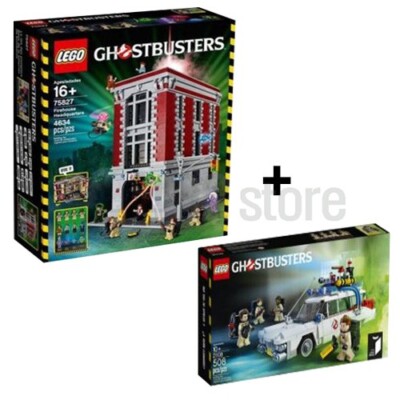 LEGO 75827 Ghostbusters Firehouse +21108 Ghostbusters Ecto LEGO 75827 Ghostbusters Firehouse +21108 Ghostbusters Ecto