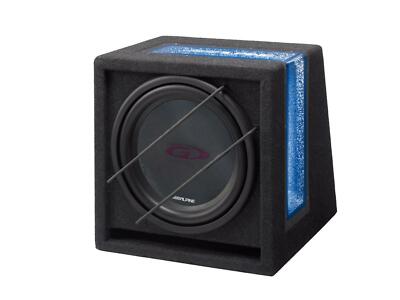 Alpine SBG-1244BR Bassreflex Subwooferbox (4Ohm) 30 cm 12-Zoll Subwoofergehäuse 
