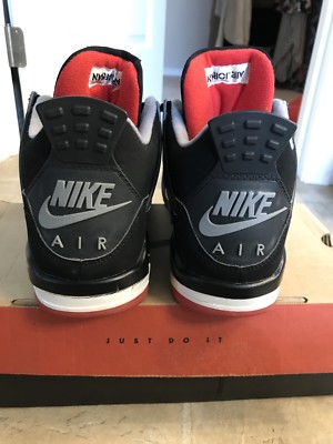 1999 Nike Air Jordan IV 4 Blk/Red Breed Sz. 11 | eBay