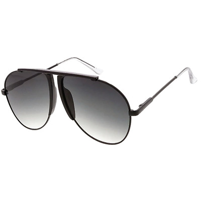 Big Sunglasses Pilot XXL ''Talon'' Oversize Aviator Men Women Metal Frame Gradient